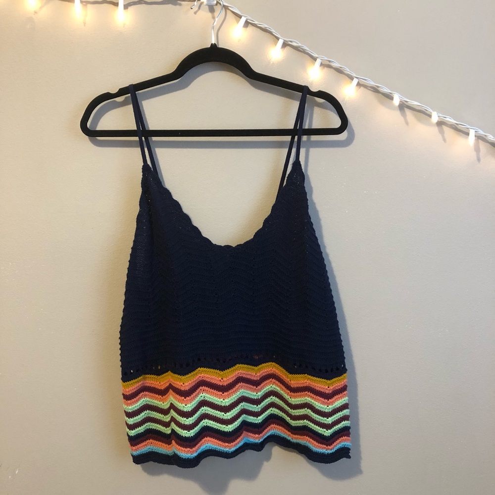 Knitted crop top